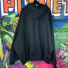 Load image into Gallery viewer, VETEMENTS Black Oversized Zip-Up Hoodie Size XL