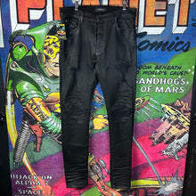 Load image into Gallery viewer, Amiri MX1 Waxed Jeans Black Size 36”