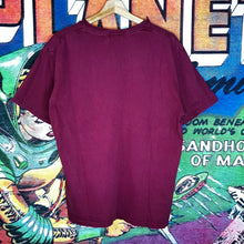 Load image into Gallery viewer, Y2K Nike Maroon Swoosh Logo Tee Size L