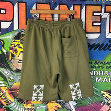 Load image into Gallery viewer, Off-White Spray Arrow Track Shorts Size XL