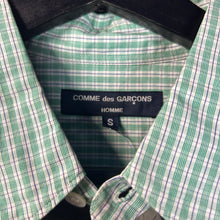 Load image into Gallery viewer, COMME des GARÇON 2011 Camouflage Plaid Twist Shirt Size Small
