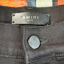 Load image into Gallery viewer, Amiri MX1 Distressed-Effect Skinny Jeans Size 31"
