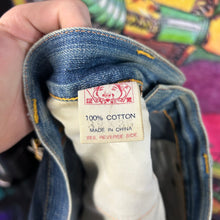Load image into Gallery viewer, Evisu Painted Seagull Cutoff Jean Shorts Size 32”
