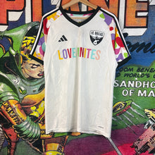 Load image into Gallery viewer, Adidas FC Dallas 2023 Pride Jersey Size Medium