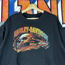 Load image into Gallery viewer, Harley Davidson Flaming Skull Tee Size 2XL