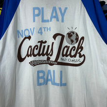 Load image into Gallery viewer, Cactus Jack Foundation Softball Fall Classic Merch Baseball Tee Size XL