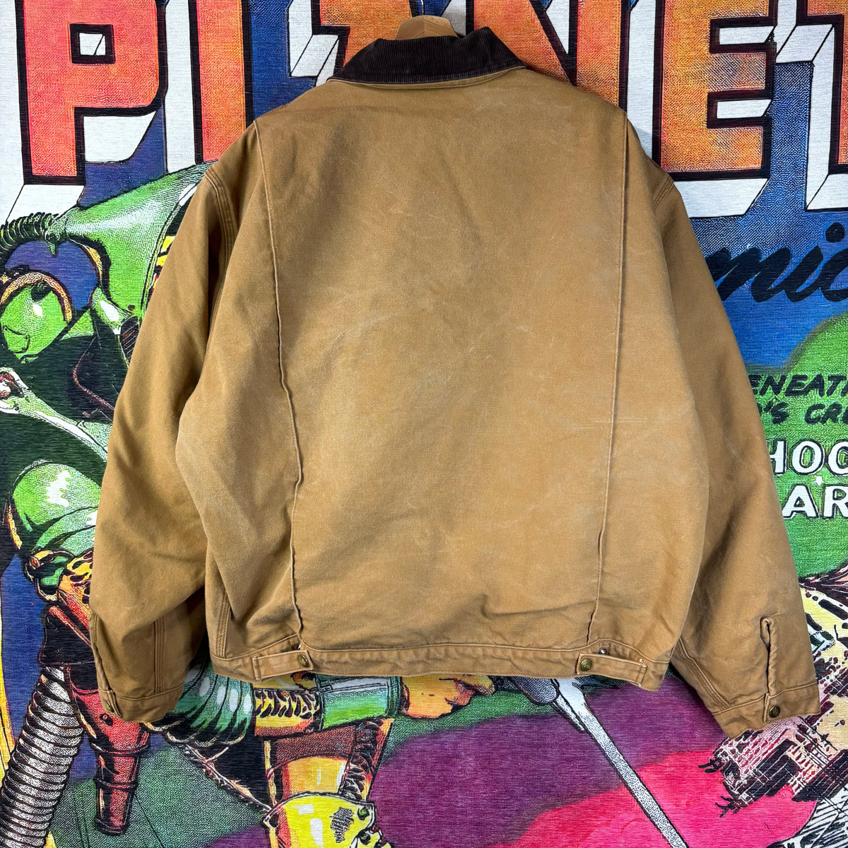 Vintage 90s Dickies Detroit Blanket-Lined Canvas Work Jacket XL