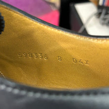 Load image into Gallery viewer, Gucci Calfskin Oliver Sylvie Web Mens Oxfords Black Size 9 - 10