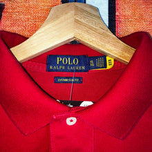 Load image into Gallery viewer, Polo by Ralph Lauren Red/Navy Big pony logo shirt size XL