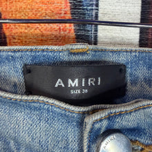 Load image into Gallery viewer, Amiri MX1 Distressed Skinny Jeans Size 38”