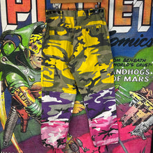 Load image into Gallery viewer, Gnarcotic Lil Gnar Tri-Color Camo Cargo Pants Size 32”