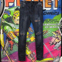 Load image into Gallery viewer, Amiri Ripped Brown Bandana Jeans Size 34”
