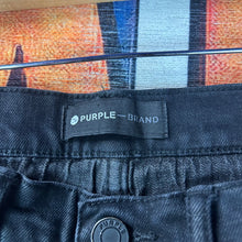 Load image into Gallery viewer, Purple Brand Black Skinny Jeans Size 29”