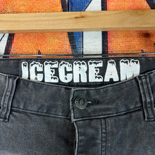 Load image into Gallery viewer, Icecream Running Dog Ripped Jeans Size 36”