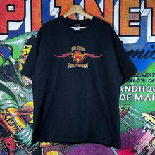 Load image into Gallery viewer, Y2K 2006 Harley Davidson Flaming Bald Eagle Orlando,FL Tee Size 2XL