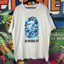 Load image into Gallery viewer, Bape Blue ABC Ape Head Tee Size 2XL