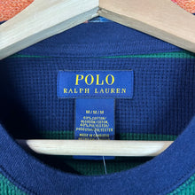 Load image into Gallery viewer, Polo Ralph Lauren Thermal Striped Long Sleeve Tee Size Medium