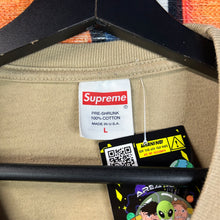 Load image into Gallery viewer, Supreme Crew 96 Tee Khaki Size Large