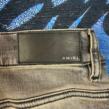 Load image into Gallery viewer, Amiri Grey Skinny Jeans Size 32”
