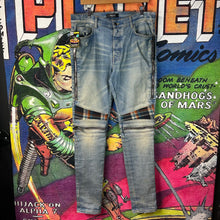 Load image into Gallery viewer, Amiri MX2 Plaid Jeans Clay Orange Size 34”