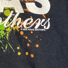Load image into Gallery viewer, 2009 Jonas Brothers The Burning Up Tour Tee Size S