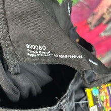 Load image into Gallery viewer, Purple Brand Skinny Jeans Black Size 33”