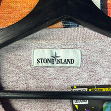 Load image into Gallery viewer, Stone Island Raw Hem Knit Sweater Pink Grey Size XL