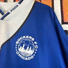 Load image into Gallery viewer, Vintage 90s Puma Chicago Sockers FC Soccer Jersey Size Large