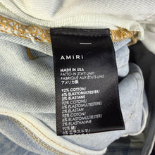 Load image into Gallery viewer, Amiri MX-1 Ripped Knee Light Blue Jeans Size 33”