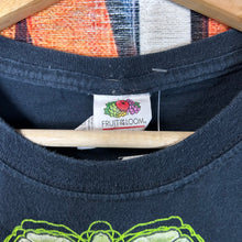 Load image into Gallery viewer, Y2K Neon Green Skeleton Tee Size 2XL