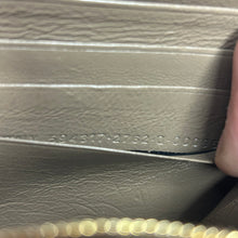 Load image into Gallery viewer, Balenciaga Brown Monogram Zip Around Clutch Bag