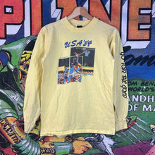Load image into Gallery viewer, Vintage 80s USA Basketball Gold Long Sleeve Tee Size Medium