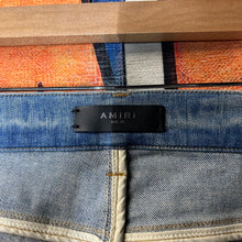 Load image into Gallery viewer, Amiri Crystal Thrasher Jeans Size 33”