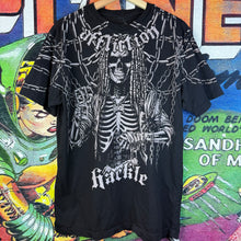 Load image into Gallery viewer, Affliction/Haunted Mound “Hackle down on em” Tee Size Large