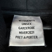 Load image into Gallery viewer, Vetements World Tour 2021 Hoodie Size Small