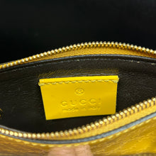 Load image into Gallery viewer, Gucci Sima Line Micro Guccissima Patent Leather Coin Case / Wallet