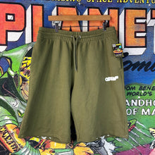 Load image into Gallery viewer, Off-White Spray Arrow Track Shorts Size XL