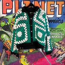 Load image into Gallery viewer, Reclamied La Reversible Crocheted Denim Jacket Size Large