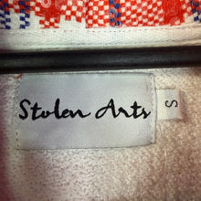 Load image into Gallery viewer, Stolen Arts Red Laundry Bag Sequin Hoodie Size Small