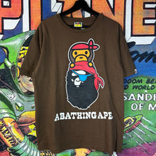Load image into Gallery viewer, Bape Baby Milo Pirate Ape Head Tee Size Large
