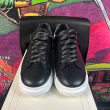 Load image into Gallery viewer, Alexander McQueen Oversized Sneakers Black White Size 44.5 / 11.5