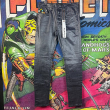 Load image into Gallery viewer, Purple Brand Waxed Jeans Size 30”