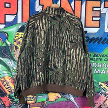 Load image into Gallery viewer, Vintage 80s Walls Camo Fleece Zip Up Jacket Size L