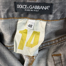 Load image into Gallery viewer, Dolce & Gabbana Logo-Appliqué Slim Cut Jeans Size 31”