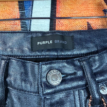 Load image into Gallery viewer, Purple Brand Waxed Jeans Size 30”