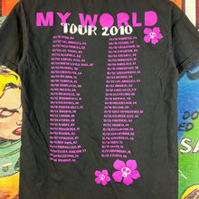 Load image into Gallery viewer, 2010 Justin Bieber My World Tour Tee Size S