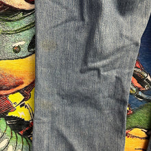 Load image into Gallery viewer, Buckle Flared Distressed Women’s Jeans Size 33”