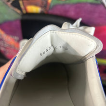 Load image into Gallery viewer, Alexander McQueen Oversized Sneakers White Galactic Blue Size 8