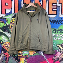 Load image into Gallery viewer, Polo Ralph Lauren Khaki Full-Zip Jacket Size Medium
