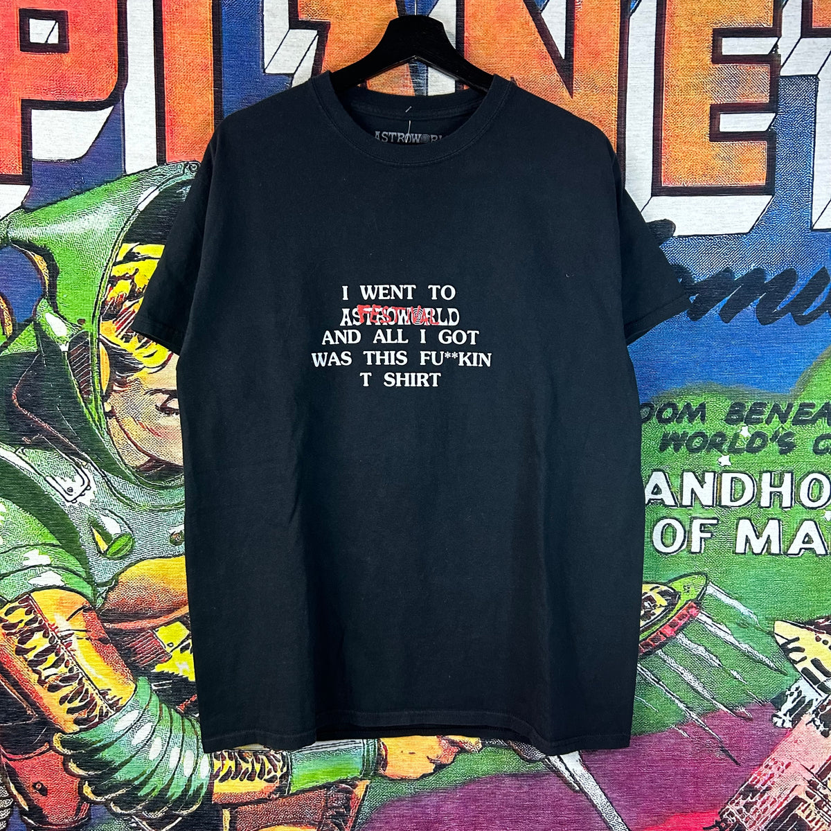 Astroworld 'I Went To Astroworld And All I Got Was This' Tee Size
